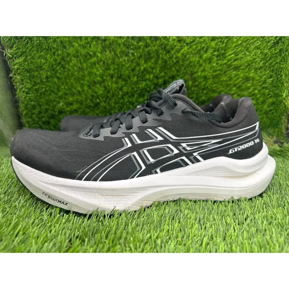 Asics GT-2000 14 1012B843 Athletic Sneaker Women's 8.5 Black Mesh Jogging Sports